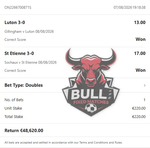 Correct Score Fixed Matches Correct Score Fixed Matches