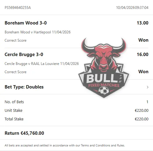 Correct Score Fixed Matches Correct Score Fixed Matches